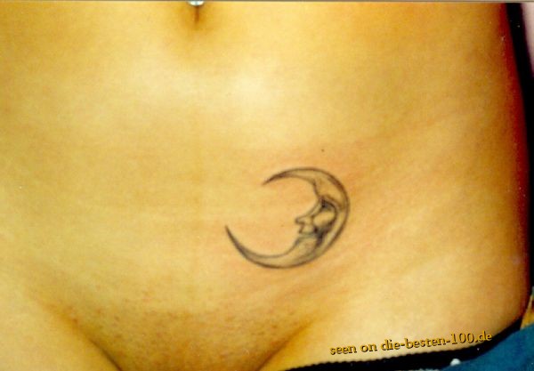 Die besten 100 Bilder in der Kategorie intim_tattoos: Mond Intim Tattoo