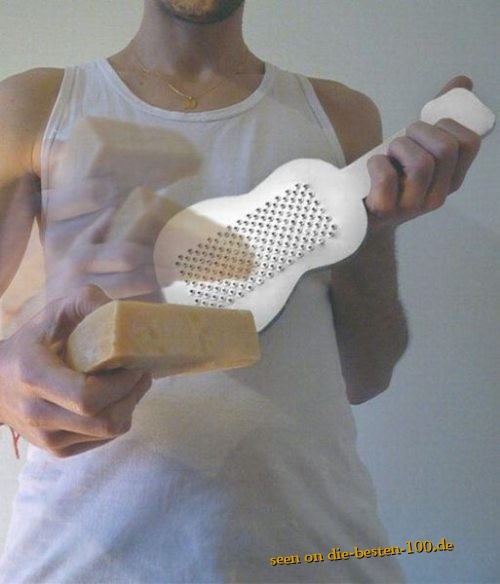 Die besten 100 Bilder in der Kategorie allgemein: Funny Guitar Cheese Grater