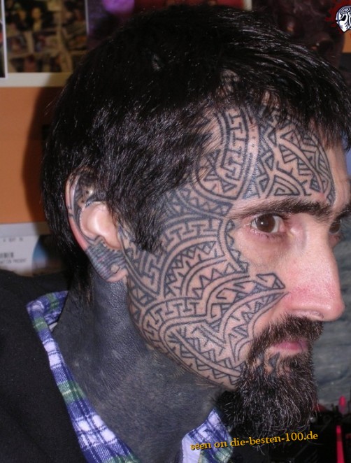 Die besten 100 Bilder in der Kategorie tattoos: Face Tattoo