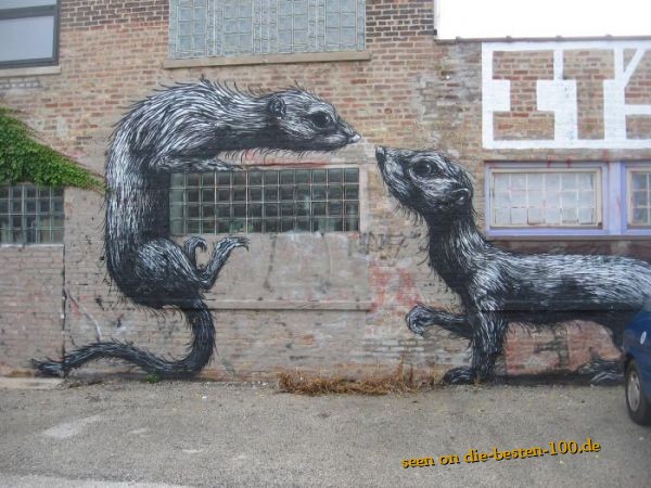 Die besten 100 Bilder in der Kategorie graffiti: Rodents on Wall