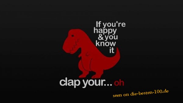 Clap Your Hands T-Rex