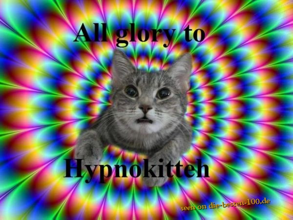 Die besten 100 Bilder in der Kategorie optischetaeuschung: All Glory to Hypnokitten