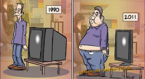 Die besten 100 Bilder in der Kategorie cartoons: Die Zeiten Ã¤ndern sich - Flat Fat Man TV