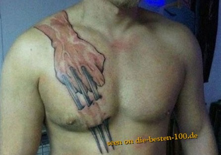 Die besten 100 Bilder in der Kategorie tattoos: Wolverine Tattoo