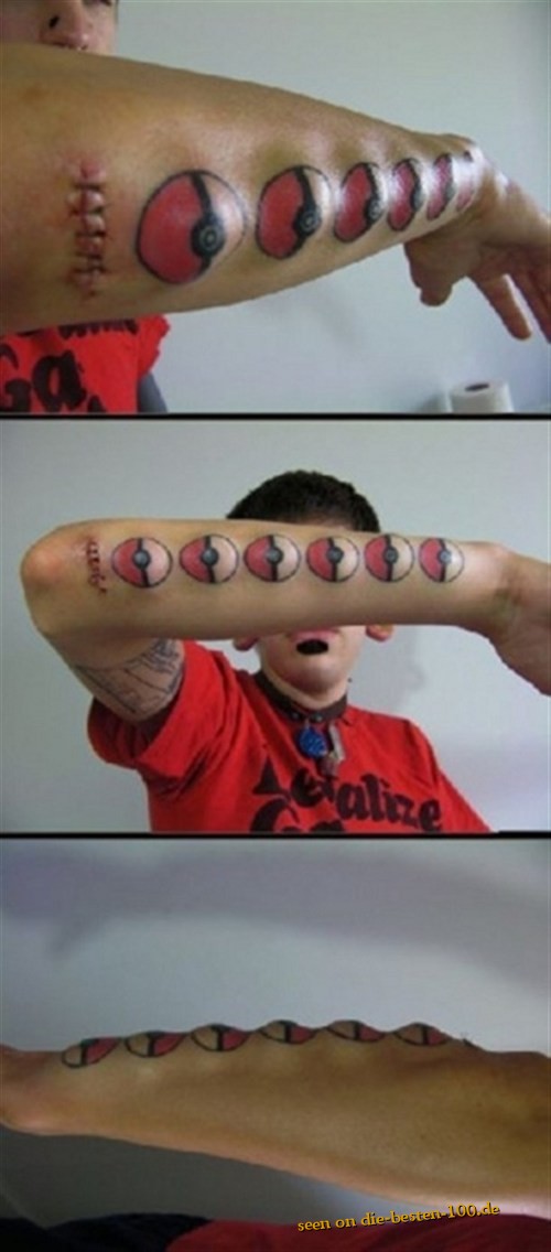 Die besten 100 Bilder in der Kategorie tattoos: Balls in Arm