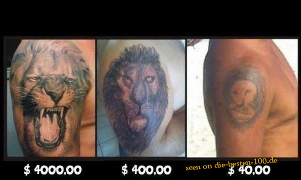 Die besten 100 Bilder in der Kategorie tattoos: Preisunterschied - Tattoo Fun