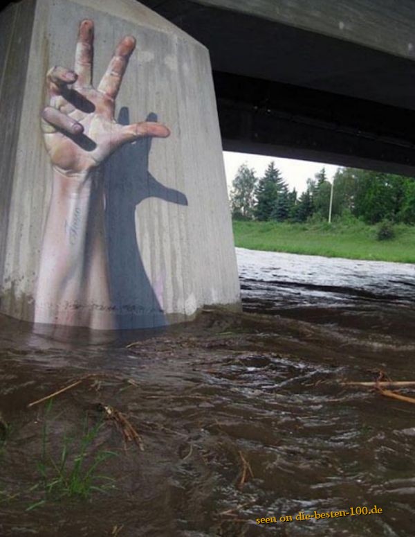 Cool 3D Hand Graffiti