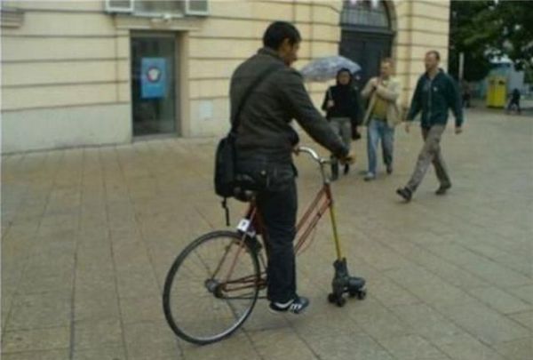 Die besten 100 Bilder in der Kategorie fahrraeder: Rollschuh-Fahrrad