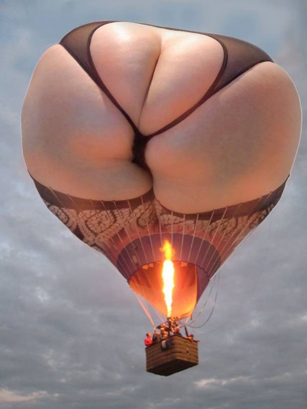 Heissluftballon Model Backside