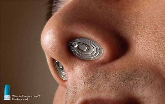 Die besten 100 Bilder in der Kategorie werbung: Want to free your nose?