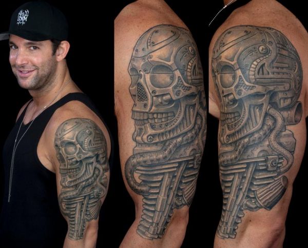 Die besten 100 Bilder in der Kategorie tattoos: Mechanic Skull Tattoo
