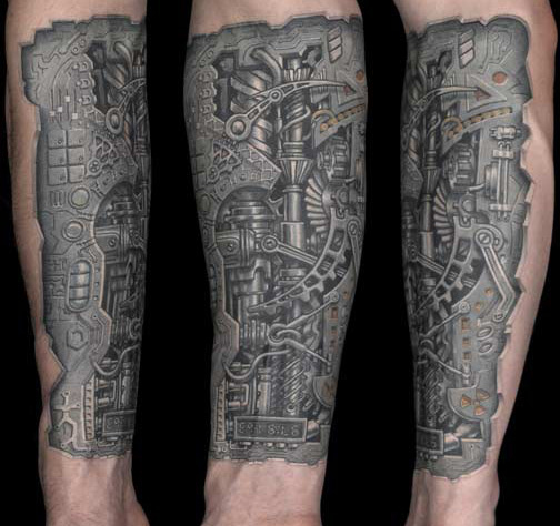 Die besten 100 Bilder in der Kategorie biomechanic_tattoos: Biomechanical Tattoo