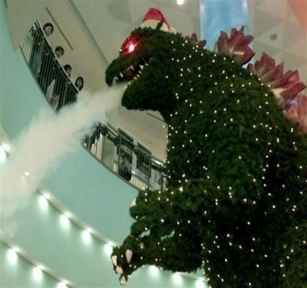 Godzilla Weihnachtsbaum
