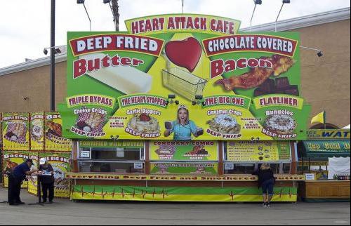 Die besten 100 Bilder in der Kategorie nahrung: Herzinfarkt Cafe - Deep Fried Butter