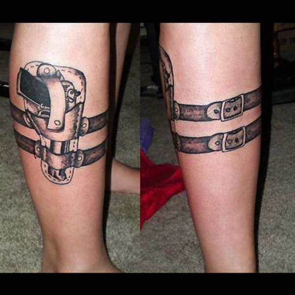 tattoo, waffe