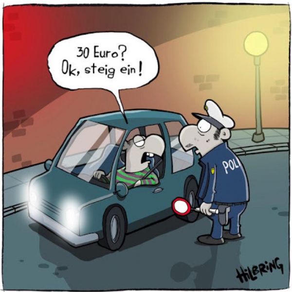 Die besten 100 Bilder in der Kategorie cartoons: Verkehrskontrolle im Rotlichtviertel