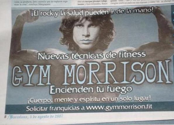 Gym Morrison Werbung