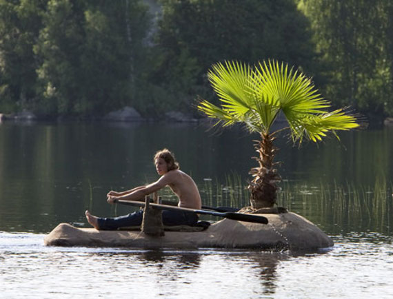 Einsame Insel Boot