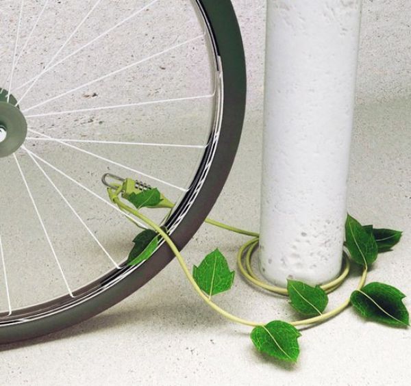 Pflanzen-Schloss - Getarnte Sicherheit fÃ¼r dein Fahrrad