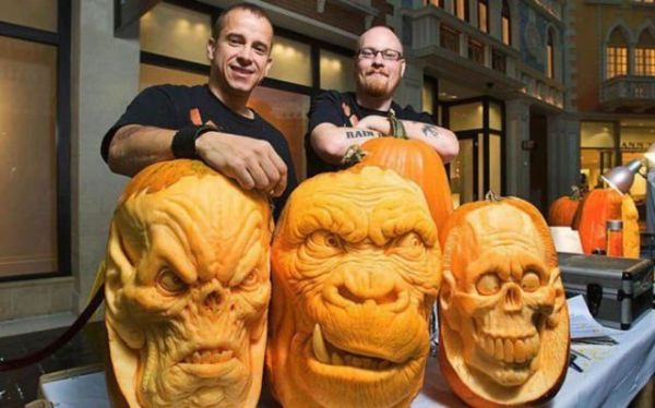 Die besten 100 Bilder in der Kategorie kunst: KÃ¼rbis-kopf Kunst - Halloween Pumpkin Art