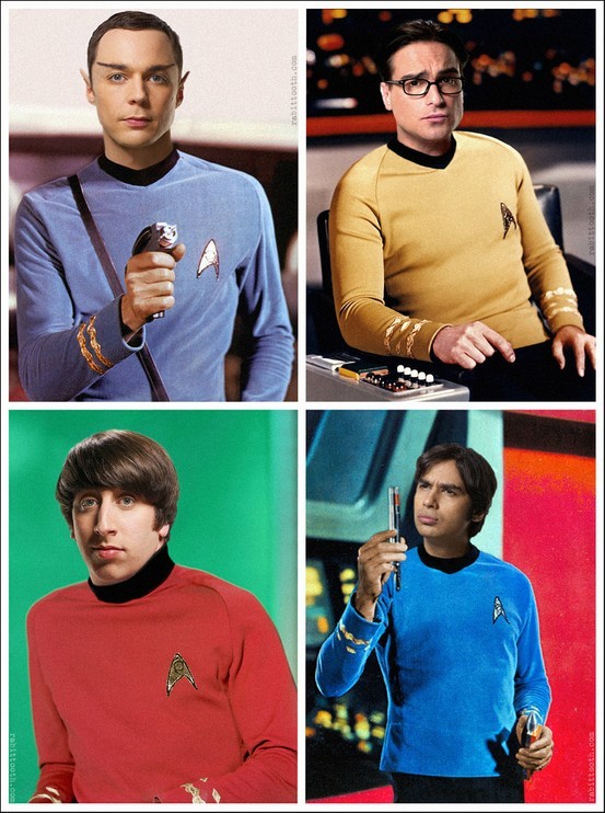 Big Bang Theory Star Trek Style