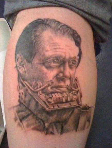 Die besten 100 Bilder in der Kategorie coole_tattoos: Steve Buscemi Tattoo