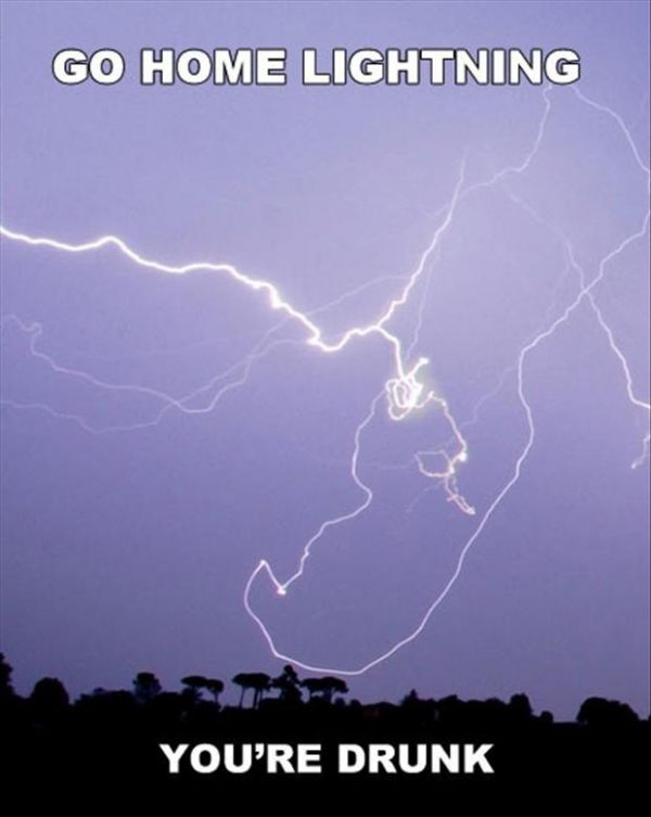 Die besten 100 Bilder in der Kategorie wolken: Go Home Lightning, You re drunk