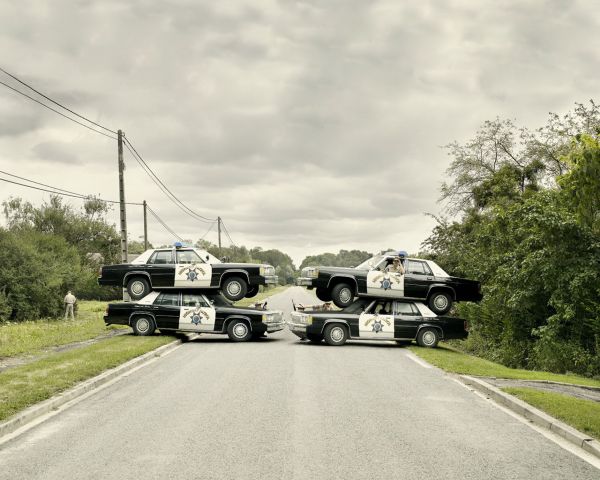 Die besten 100 Bilder in der Kategorie allgemein: Doppelt hÃ¤lt besser - Polizei Strassensperre