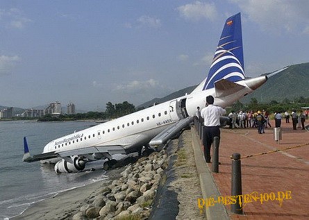 flugzeug, unfall, meer, landung