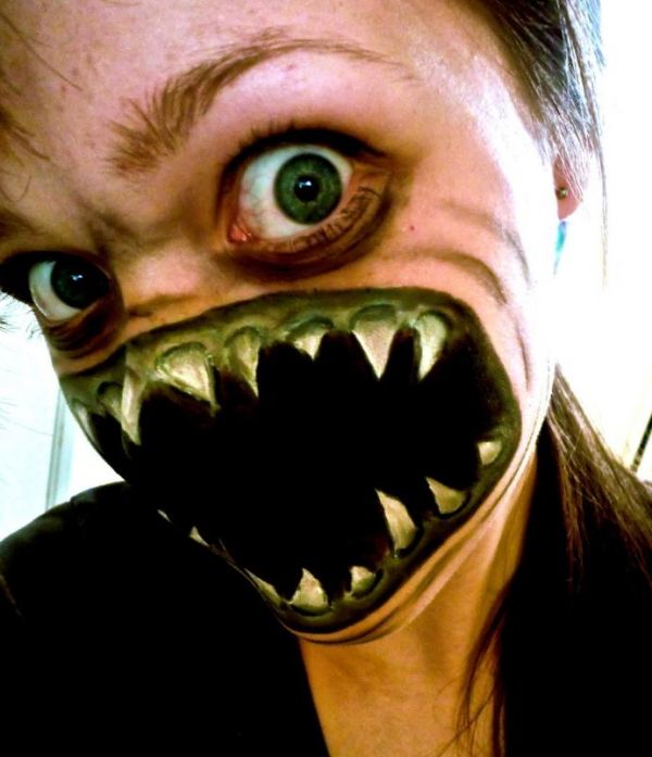 Die besten 100 Bilder in der Kategorie verkleidungen: Gesichts Bodypainting Monster Schminke