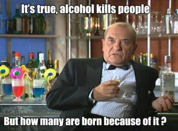 Alcohol kills People - But how many are born because of it?