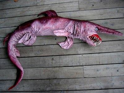 Seltsamer Alien Monster Fisch 