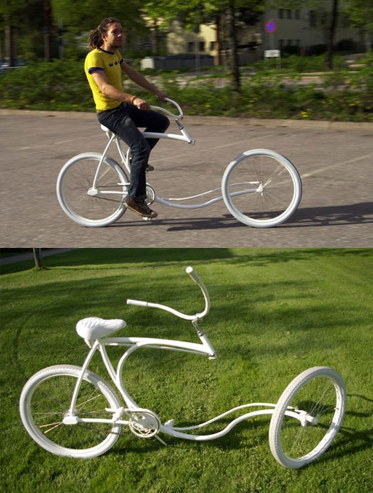 Weisses Designer Fahrrad - White Designer Bicycle