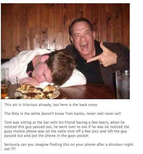Funny Tom Hanks Handy Fun