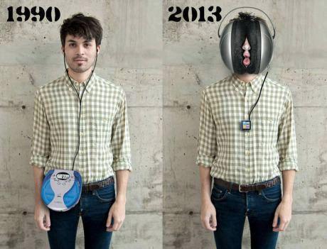 Die besten 100 Bilder in der Kategorie allgemein: Difference Betwenn 1990 and Now - Walkman vs MP3 Player