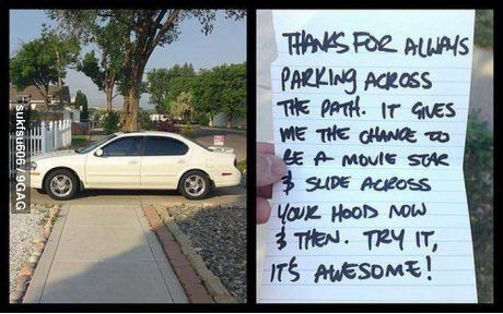 Die besten 100 Bilder in der Kategorie autos: Thanks For Always Parking Across The Path  - Movie-Star Sliding