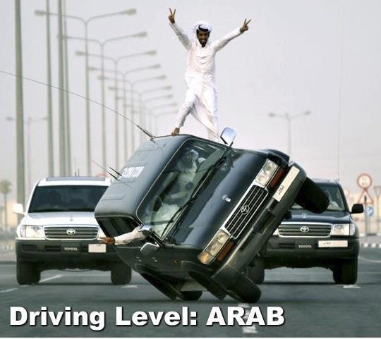 Die besten 100 Bilder in der Kategorie gefaehrlich: Driving Level Arab