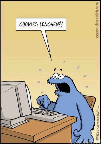 Die besten 100 Bilder in der Kategorie cartoons: Cookies lÃ¶schen?! KrÃ¼melmonster