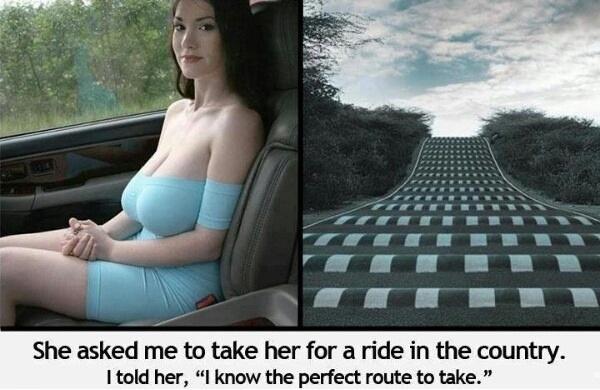 I know the perfect route for a ride - Big Hopping Boobs 