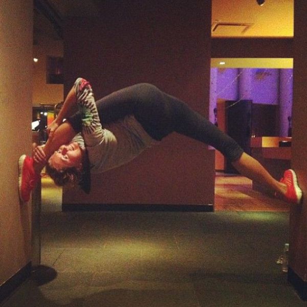 Flexible Acrobatic Woman