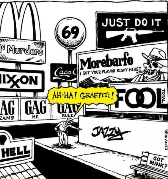 Die besten 100 Bilder in der Kategorie cartoons: Ah-Ha! Graffiti