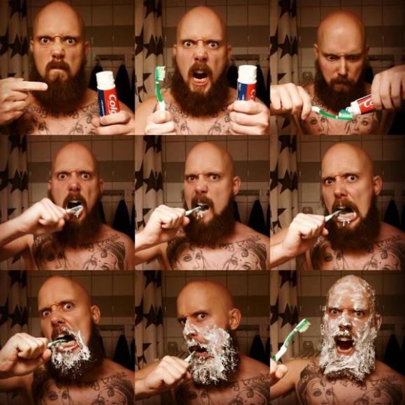 Die besten 100 Bilder in der Kategorie maenner: How To Brush Your Teeth