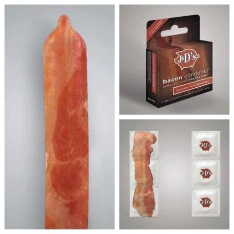 Die besten 100 Bilder in der Kategorie allgemein: Bacon Condoms for a better Taste