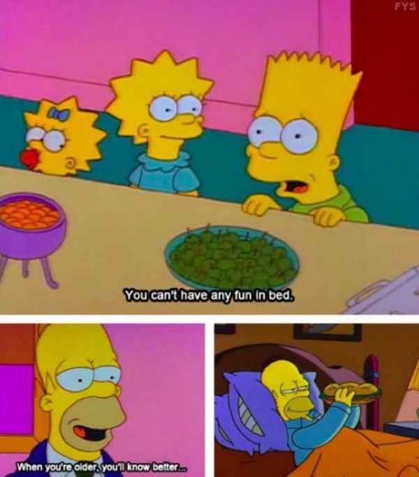 Bart Simpson wird spÃ¤ter auch im Bett Spass haben.