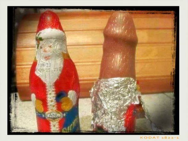 Penis Schoko Weihnachtsmann