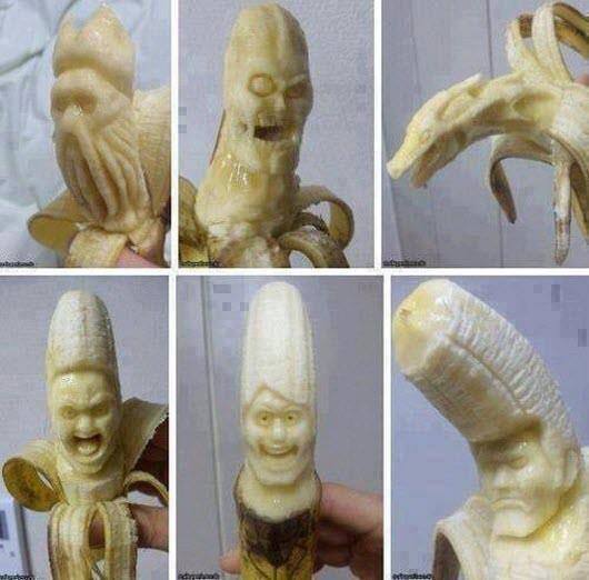 Die besten 100 Bilder in der Kategorie nahrung: Bananenkunst