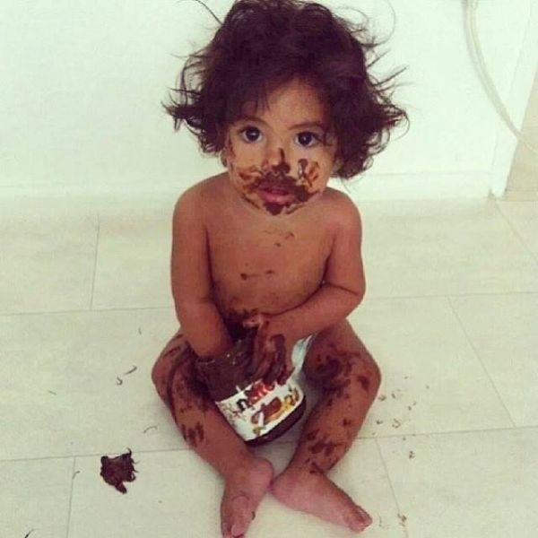 Die besten 100 Bilder in der Kategorie kinder: nutella kind