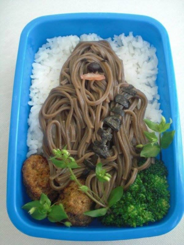 Chewbacca auf Reis