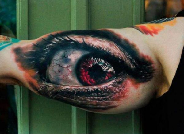 Die besten 100 Bilder in der Kategorie coole_tattoos: Big eye