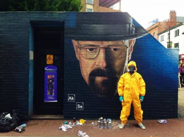 Die besten 100 Bilder in der Kategorie graffiti: Heisenberg Breaking Bad